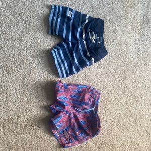Preppy boys 4T swim trunk bundle